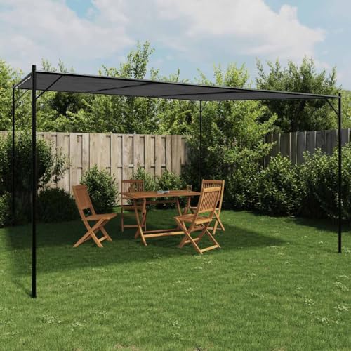 Qnhdfrt Pavillon Anthrazit 4x4 m Gartenpavillon mit wasserdichter PA-Beschichtung und pulverbeschichtetem Stahlrahmen für Camping Picknicks und Outdoor-Events Qnhdfrt Pavillon Anthrazit 4x4 m Gartenpavillon mit wasserdichter PA-Beschichtung und pulverbeschichtetem Stahlrahmen für Camping Picknicks und Outdoor-Events von Qnhdfrt