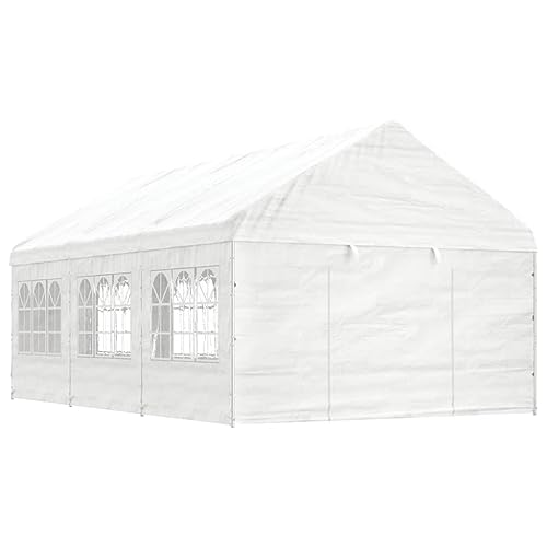 Qnhdfrt Pavillon Weiß 6,69 x 4,08 x 3,22 m mit 8 Seitenwänden und Reißverschluss Eingängen Robuster PE Stoff und verzinkter Stahlrahmen für Garten Camping und Outdoor Events Qnhdfrt Pavillon Weiß 6,69 x 4,08 x 3,22 m mit 8 Seitenwänden und Reißverschluss Eingängen Robuster PE Stoff und verzinkter Stahlrahmen für Garten Camping und Outdoor Events von Qnhdfrt