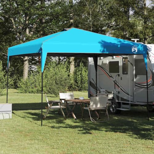 Qnhdfrt Pavillonzelt Blau 300 x 300 cm Pop-up Shelter mit Oxford Stoff Robuster Gartenpavillon für Outdoor-Partys und Events Qnhdfrt Pavillonzelt Blau 300 x 300 cm Pop-up Shelter mit Oxford Stoff Robuster Gartenpavillon für Outdoor-Partys und Events von Qnhdfrt