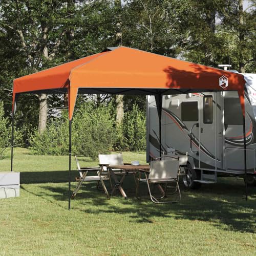 Qnhdfrt Pavillonzelt Orange 300 x 300 cm Pop-up Gartenzelt mit Oxford Stoff Robuster Shelter für Outdoor-Partys Events und Camping Qnhdfrt Pavillonzelt Orange 300 x 300 cm Pop-up Gartenzelt mit Oxford Stoff Robuster Shelter für Outdoor-Partys Events und Camping von Qnhdfrt