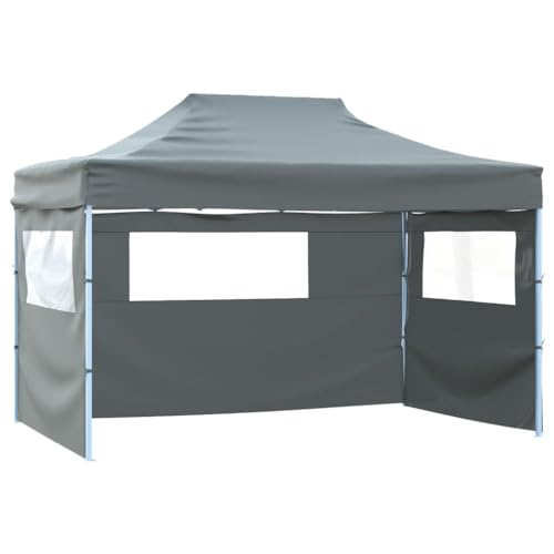 Qnhdfrt Profi Partyzelt faltbar 3x4m mit 3 Seitenwänden Anthrazit UV und wasserbeständig für Outdoor Events Garten Camping Grillen Qnhdfrt Profi Partyzelt faltbar 3x4m mit 3 Seitenwänden Anthrazit UV und wasserbeständig für Outdoor Events Garten Camping Grillen von Qnhdfrt