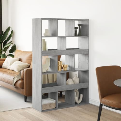 Qnhdfrt Raumteiler Regal Schmal Bücherregal Betongrau 100x33x156,5 cm Holzwerkstoff 13 Fächer Modernes Design für Wohnzimmer Qnhdfrt Raumteiler Regal Schmal Bücherregal Betongrau 100x33x156,5 cm Holzwerkstoff 13 Fächer Modernes Design für Wohnzimmer von Qnhdfrt