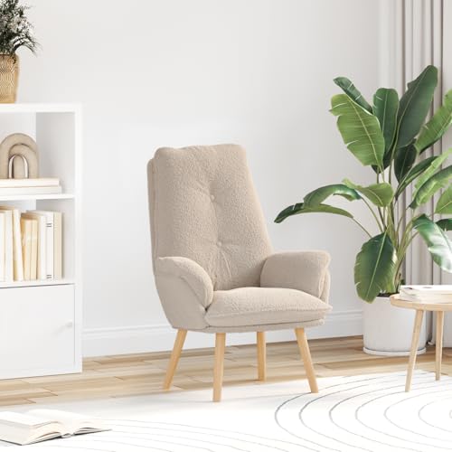 Qnhdfrt Relaxsessel Hellgrau Lockiges Wollähnliches Gewebe Moderner Entspannungsstuhl für Wohnzimmer Schlafzimmer oder Leseecke – Bequem mit Hoher Rückenlehne Einfache Reinigung Qnhdfrt Relaxsessel Hellgrau Lockiges Wollähnliches Gewebe Moderner Entspannungsstuhl für Wohnzimmer Schlafzimmer oder Leseecke – Bequem mit Hoher Rückenlehne Einfache Reinigung von Qnhdfrt