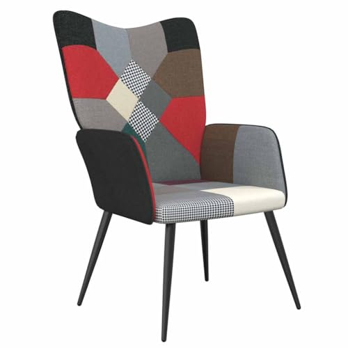 Qnhdfrt Relaxsessel Patchwork Mehrfarbig 61 x 70 x 96,5 cm Stoffbezug 100% Polyester Stahlrahmen Modernes Design Robust und Langlebig für Wohnzimmer Schlafzimmer Balkon Qnhdfrt Relaxsessel Patchwork Mehrfarbig 61 x 70 x 96,5 cm Stoffbezug 100% Polyester Stahlrahmen Modernes Design Robust und Langlebig für Wohnzimmer Schlafzimmer Balkon von Qnhdfrt
