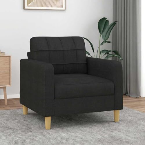 Qnhdfrt Relaxsessel Schwarz 60 cm Stoff Modernes Design Robust und Langlebig für Wohnzimmer Balkon und Leseecke Qnhdfrt Relaxsessel Schwarz 60 cm Stoff Modernes Design Robust und Langlebig für Wohnzimmer Balkon und Leseecke von Qnhdfrt