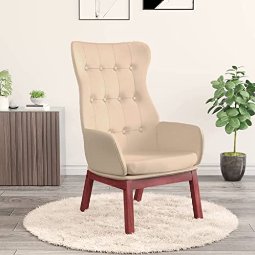 Qnhdfrt Relaxsessel in Creme Stoff Dick Gepolstert mit Metallrahmen und Massivholz Beinen für Wohnzimmer Schlafzimmer oder als Lesesessel und Schminktisch Stuhl Robust und Bequem Qnhdfrt Relaxsessel in Creme Stoff Dick Gepolstert mit Metallrahmen und Massivholz Beinen für Wohnzimmer Schlafzimmer oder als Lesesessel und Schminktisch Stuhl Robust und Bequem von Qnhdfrt