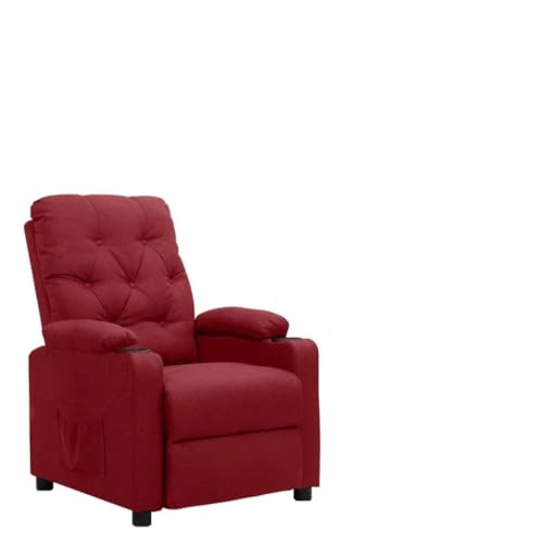 Qnhdfrt Relaxsessel mit Elektrischer Aufstehhilfe Weinrot Stoff Manuelle Liegefunktion Bequem für Wohnzimmer Schlafzimmer Größe 78.5x93x96.5 cm Qnhdfrt Relaxsessel mit Elektrischer Aufstehhilfe Weinrot Stoff Manuelle Liegefunktion Bequem für Wohnzimmer Schlafzimmer Größe 78.5x93x96.5 cm von Qnhdfrt