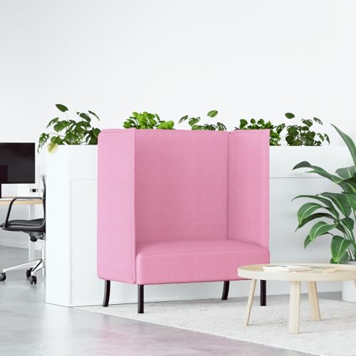 Qnhdfrt Rosa Hochlehner Ecksofa Modernes Design Ergonomisch Kompakt 109x56x121 cm für Wohnzimmer und Bürolounge Bequeme Kastenpolster Qnhdfrt Rosa Hochlehner Ecksofa Modernes Design Ergonomisch Kompakt 109x56x121 cm für Wohnzimmer und Bürolounge Bequeme Kastenpolster von Qnhdfrt