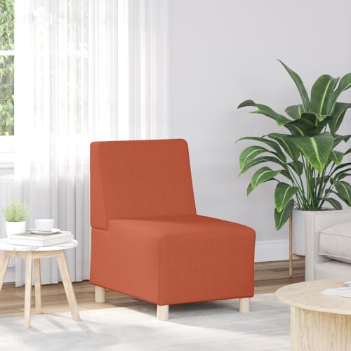 Qnhdfrt Rot Orange Cordstoff Sofa-Stuhl ohne Armlehnen 55 cm Bequemes Sitzmöbel für Wohnzimmer Balkon Leseecke Qnhdfrt Rot Orange Cordstoff Sofa-Stuhl ohne Armlehnen 55 cm Bequemes Sitzmöbel für Wohnzimmer Balkon Leseecke von Qnhdfrt