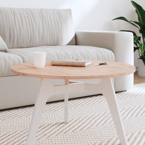 Qnhdfrt Runde Tischplatte aus massivem Buchenholz Ø70x1,5 cm Natürliche Maserung & Langlebig Einfach zu Reinigen Vielseitig für Couchtisch Möbelprojekte oder Outdoor Qnhdfrt Runde Tischplatte aus massivem Buchenholz Ø70x1,5 cm Natürliche Maserung & Langlebig Einfach zu Reinigen Vielseitig für Couchtisch Möbelprojekte oder Outdoor von Qnhdfrt
