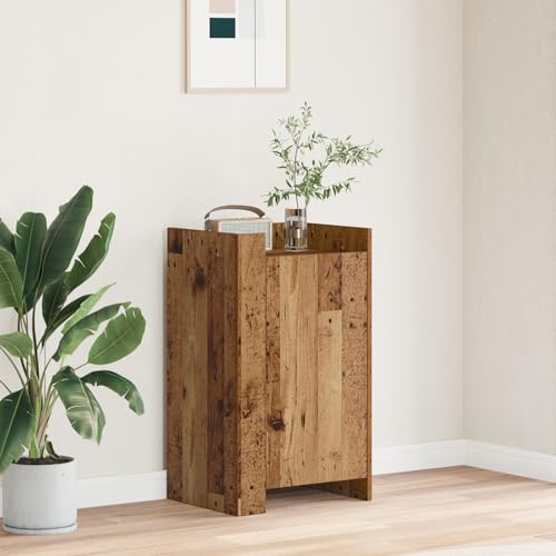Qnhdfrt Rustikales Sideboard aus Altholz Braun Verwitterte Oberfläche 45x35x75 cm Rechteckig für Esszimmer und Wohnzimmer als Buffet oder Dekoschrank mit Landhausstil Qnhdfrt Rustikales Sideboard aus Altholz Braun Verwitterte Oberfläche 45x35x75 cm Rechteckig für Esszimmer und Wohnzimmer als Buffet oder Dekoschrank mit Landhausstil von Qnhdfrt