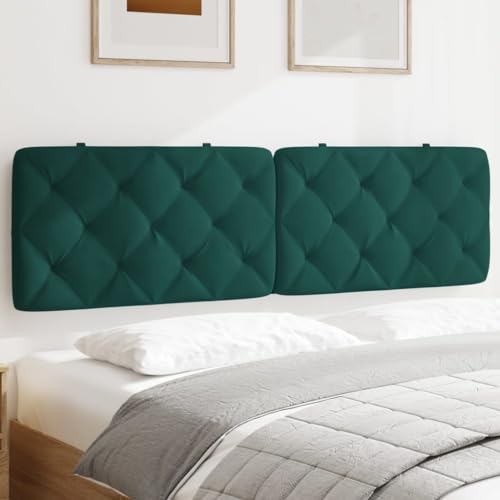 Qnhdfrt Samt Kopfteil 180 cm Dunkelgrün mit Rautensteppung weiche Rückenlehne für Bett und Wandmontage gepolstertes Wandkissen Design Piran für Schlafzimmer Qnhdfrt Samt Kopfteil 180 cm Dunkelgrün mit Rautensteppung weiche Rückenlehne für Bett und Wandmontage gepolstertes Wandkissen Design Piran für Schlafzimmer von Qnhdfrt