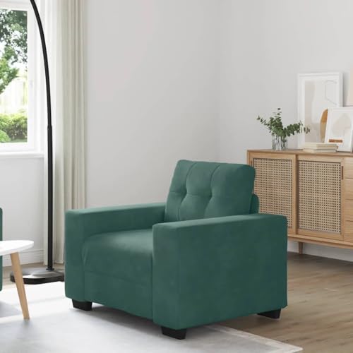 Qnhdfrt Samt Relaxsessel Dunkelgrün 60 cm Sitzbreite Bequem Modernes Design für Wohnzimmer Schlafzimmer und Balkon Qnhdfrt Samt Relaxsessel Dunkelgrün 60 cm Sitzbreite Bequem Modernes Design für Wohnzimmer Schlafzimmer und Balkon von Qnhdfrt