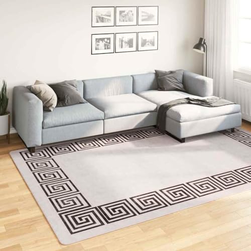 Qnhdfrt Samt Teppich 190x300 cm Hellbeige Weich rutschfest Waschbar für Wohnzimmer Schlafzimmer und Flur Qnhdfrt Samt Teppich 190x300 cm Hellbeige Weich rutschfest Waschbar für Wohnzimmer Schlafzimmer und Flur von Qnhdfrt