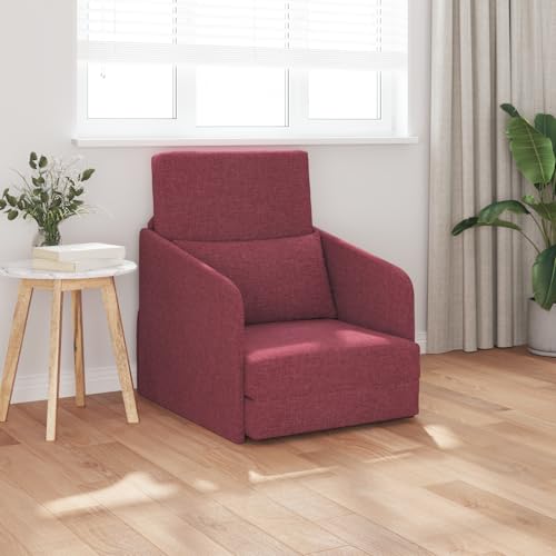 Qnhdfrt Schlafsessel 2-in-1 Weinrot 65x80x83 cm Bodensofa mit Schlaffunktion kompakt für kleine Räume Wohnzimmer Qnhdfrt Schlafsessel 2-in-1 Weinrot 65x80x83 cm Bodensofa mit Schlaffunktion kompakt für kleine Räume Wohnzimmer von Qnhdfrt