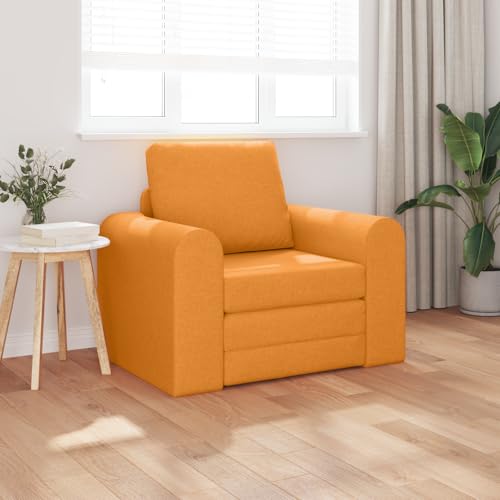 Qnhdfrt Schlafsofa Sessel 2-in-1 Dunkelgelb Stoff Kompakt 98x71x83 cm Modernes Design für Wohnzimmer und Gästezimmer Qnhdfrt Schlafsofa Sessel 2-in-1 Dunkelgelb Stoff Kompakt 98x71x83 cm Modernes Design für Wohnzimmer und Gästezimmer von Qnhdfrt