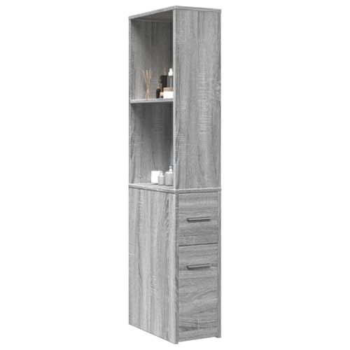 Qnhdfrt Schmaler Badschrank mit Rollen Grau Sonoma Holzwerkstoff Schubladenschrank Mobil Aufbewahrungsschrank für Badezimmer Küche Wohnzimmer Qnhdfrt Schmaler Badschrank mit Rollen Grau Sonoma Holzwerkstoff Schubladenschrank Mobil Aufbewahrungsschrank für Badezimmer Küche Wohnzimmer von Qnhdfrt