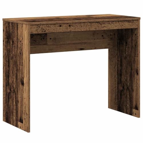 Qnhdfrt Schreibtisch Altholz-Optik 90x40x72 cm Holzwerkstoff Moderner Computertisch für kleines Büro Jugendzimmer oder Homeoffice Qnhdfrt Schreibtisch Altholz-Optik 90x40x72 cm Holzwerkstoff Moderner Computertisch für kleines Büro Jugendzimmer oder Homeoffice von Qnhdfrt