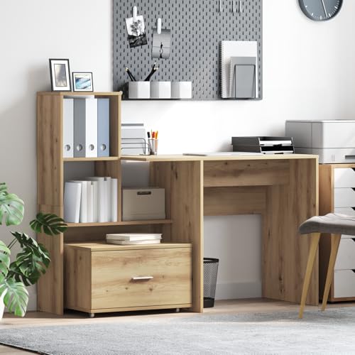 Qnhdfrt Schubladen-Schrank Artisan Eiche Spanplatte Laminat Braun Moderner Aufbewahrungsschrank mit Rollen für Wohnzimmer und Büro Qnhdfrt Schubladen-Schrank Artisan Eiche Spanplatte Laminat Braun Moderner Aufbewahrungsschrank mit Rollen für Wohnzimmer und Büro von Qnhdfrt