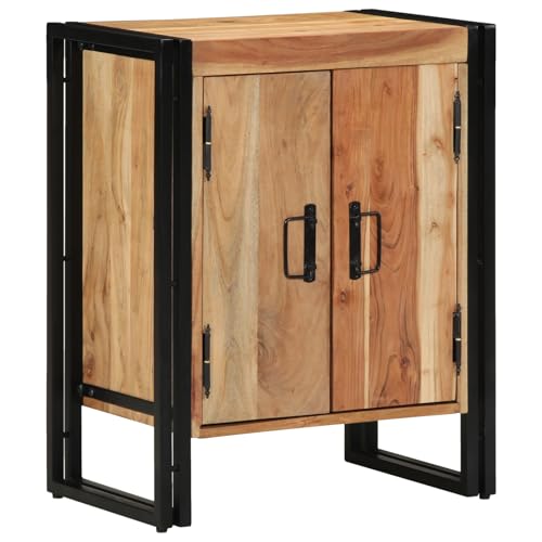 Qnhdfrt Schuhschrank Schwarz 30x30x40 cm Massivholz Akazie und Stahl, Schmaler Schuhorganizer mit 2 Türen für Flur, Schlafzimmer, Platzsparend und Robust Qnhdfrt Schuhschrank Schwarz 30x30x40 cm Massivholz Akazie und Stahl, Schmaler Schuhorganizer mit 2 Türen für Flur, Schlafzimmer, Platzsparend und Robust von Qnhdfrt