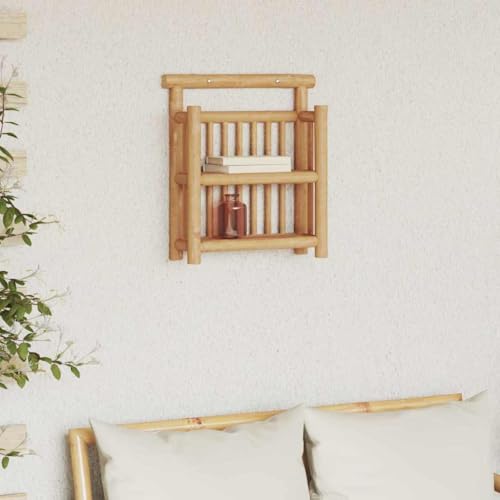 Qnhdfrt Schweberegale 40x13x44 cm Bambus braun Wandregal für Bücher Deko Pflanzen kleines schmales Board im Living Room Bedroom oder Bad Qnhdfrt Schweberegale 40x13x44 cm Bambus braun Wandregal für Bücher Deko Pflanzen kleines schmales Board im Living Room Bedroom oder Bad von Qnhdfrt