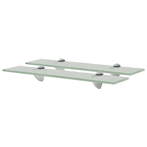 Qnhdfrt Schweberegale Set 2 STK Sicherheitsglas Wandregal 50x10 cm 8 mm Tragkraft 10 kg Modernes Glasregal für Wohnzimmer Bad Schlafzimmer Dekoration Ablage Qnhdfrt Schweberegale Set 2 STK Sicherheitsglas Wandregal 50x10 cm 8 mm Tragkraft 10 kg Modernes Glasregal für Wohnzimmer Bad Schlafzimmer Dekoration Ablage von Qnhdfrt