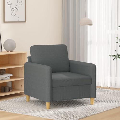 Qnhdfrt Sessel Dunkelgrau 60 cm Stoff Moderner Relaxsessel mit Robustem Metallgestell für Wohnzimmer Balkon Lesen und Entspannen Qnhdfrt Sessel Dunkelgrau 60 cm Stoff Moderner Relaxsessel mit Robustem Metallgestell für Wohnzimmer Balkon Lesen und Entspannen von Qnhdfrt