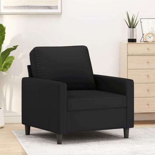 Qnhdfrt Sessel Schwarz 60 cm Samt Modernes Design mit Metallgestell Bequem für Wohnzimmer Lesen und Entspannen Qnhdfrt Sessel Schwarz 60 cm Samt Modernes Design mit Metallgestell Bequem für Wohnzimmer Lesen und Entspannen von Qnhdfrt