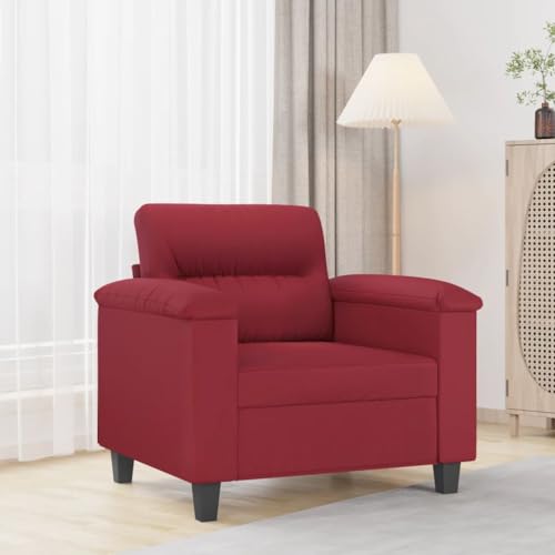 Qnhdfrt Sessel Weinrot 60 cm Sitzbreite Kunstleder Moderner Relaxsessel mit Robustem Metallgestell und Dicker Polsterung für Wohnzimmer Balkon oder Esszimmer Qnhdfrt Sessel Weinrot 60 cm Sitzbreite Kunstleder Moderner Relaxsessel mit Robustem Metallgestell und Dicker Polsterung für Wohnzimmer Balkon oder Esszimmer von Qnhdfrt