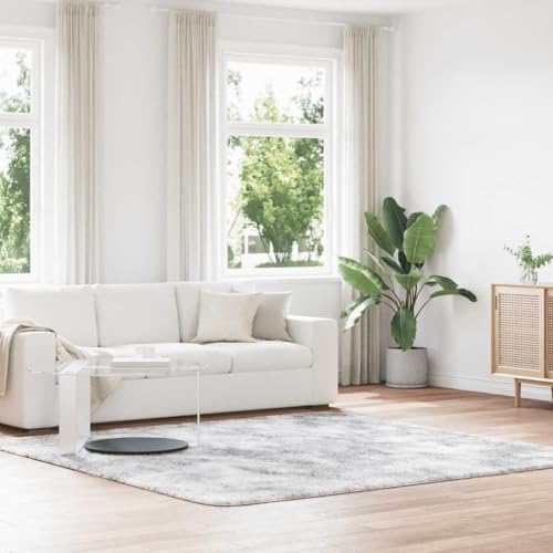 Qnhdfrt Shaggy Hochflor Teppich NAVARRA Silbergrau 240x240 cm - Robuster & pflegeleichter Wohnzimmerteppich aus Polyester, rutschfeste Unterseite für Wohnzimmer, Schlafzimmer und Balkon Qnhdfrt Shaggy Hochflor Teppich NAVARRA Silbergrau 240x240 cm - Robuster & pflegeleichter Wohnzimmerteppich aus Polyester, rutschfeste Unterseite für Wohnzimmer, Schlafzimmer und Balkon von Qnhdfrt