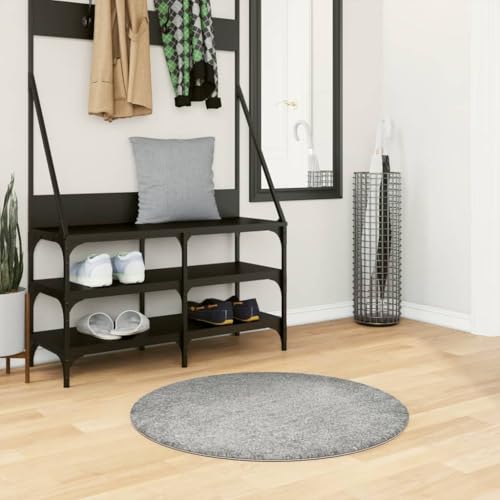 Qnhdfrt Shaggy Teppich Hochflor Modern Grün Ø 80 cm weich und flauschig 100% Polypropylen für Wohnzimmer Schlafzimmer und Flur Qnhdfrt Shaggy Teppich Hochflor Modern Grün Ø 80 cm weich und flauschig 100% Polypropylen für Wohnzimmer Schlafzimmer und Flur von Qnhdfrt