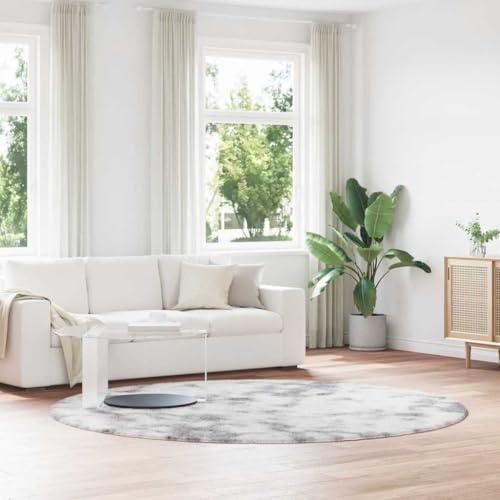 Qnhdfrt Shaggy Teppich Hochflor NAVARRA Silbergrau 240x240 cm, Robuster und Bequemer Rundteppich aus 100% Polyester mit Rutschfester Unterseite, Leicht zu Reinigen und Vielseitig Einsetzbar Qnhdfrt Shaggy Teppich Hochflor NAVARRA Silbergrau 240x240 cm, Robuster und Bequemer Rundteppich aus 100% Polyester mit Rutschfester Unterseite, Leicht zu Reinigen und Vielseitig Einsetzbar von Qnhdfrt