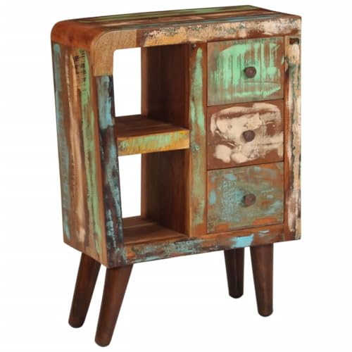 Qnhdfrt Sideboard Altholz Massiv 55x30x80cm Kompakt Aufbewahrung Wohnzimmer Küche Flur Landhausstil Qnhdfrt Sideboard Altholz Massiv 55x30x80cm Kompakt Aufbewahrung Wohnzimmer Küche Flur Landhausstil von Qnhdfrt
