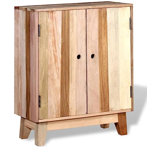 Qnhdfrt Sideboard Altholz Massiv Beistellschrank mit 2 Türen 2 Ablagen Beige 60x30x76cm Handgefertigter Retro-Stil für Wohnzimmer Esszimmer Schlafzimmer Qnhdfrt Sideboard Altholz Massiv Beistellschrank mit 2 Türen 2 Ablagen Beige 60x30x76cm Handgefertigter Retro-Stil für Wohnzimmer Esszimmer Schlafzimmer von Qnhdfrt