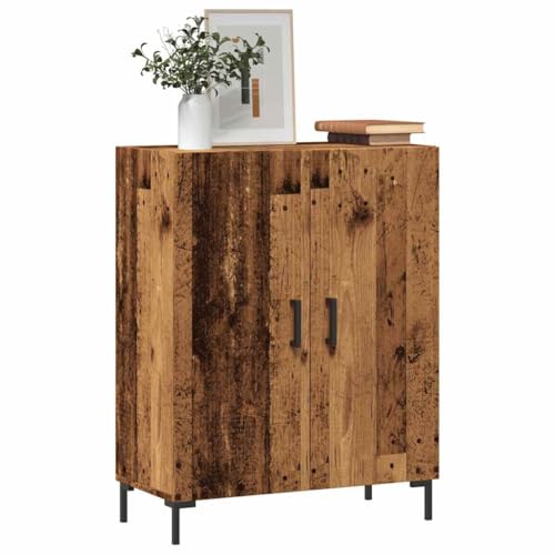 Qnhdfrt Sideboard Altholz-Optik 69,5 cm Breit Holzwerkstoff Landhausstil mit Metallfüßen Stauraum für Wohnzimmer Flur Qnhdfrt Sideboard Altholz-Optik 69,5 cm Breit Holzwerkstoff Landhausstil mit Metallfüßen Stauraum für Wohnzimmer Flur von Qnhdfrt