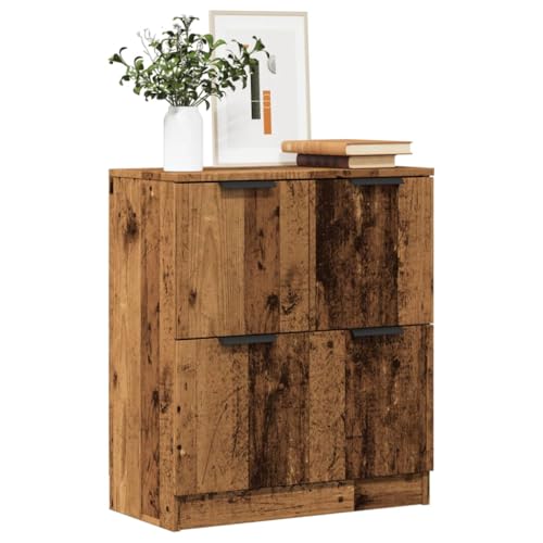 Qnhdfrt Sideboard Altholz-Optik Holzwerkstoff 60x30x70 cm Stabiles Lowboard mit Stauraum für Wohnzimmer Flur Küche Qnhdfrt Sideboard Altholz-Optik Holzwerkstoff 60x30x70 cm Stabiles Lowboard mit Stauraum für Wohnzimmer Flur Küche von Qnhdfrt