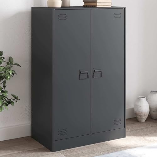Qnhdfrt Sideboard Anthrazit 67x39x107 cm Kaltgewalzter Stahl Schrank mit 6 Fächern Modernes Design für Wohnzimmer Flur oder Küche Robust und Vielseitig Qnhdfrt Sideboard Anthrazit 67x39x107 cm Kaltgewalzter Stahl Schrank mit 6 Fächern Modernes Design für Wohnzimmer Flur oder Küche Robust und Vielseitig von Qnhdfrt