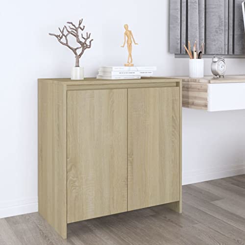 Qnhdfrt Sideboard Beistellschrank Sonoma-Eiche Holzwerkstoff 70x41x75 cm Robust Langlebig Dekorativ für Wohnzimmer Flur Küche Qnhdfrt Sideboard Beistellschrank Sonoma-Eiche Holzwerkstoff 70x41x75 cm Robust Langlebig Dekorativ für Wohnzimmer Flur Küche von Qnhdfrt