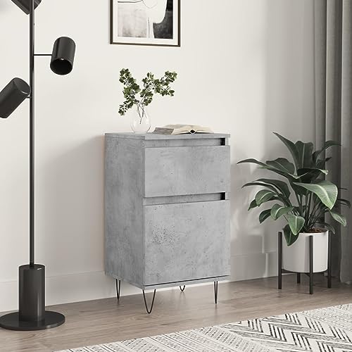 Qnhdfrt Sideboard Betongrau 40x35x70 cm Holzwerkstoff mit Eisenbeinen für Wohnzimmer Küche Flur Qnhdfrt Sideboard Betongrau 40x35x70 cm Holzwerkstoff mit Eisenbeinen für Wohnzimmer Küche Flur von Qnhdfrt