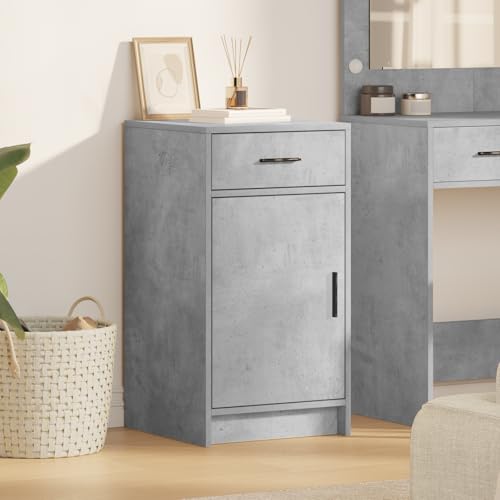 Qnhdfrt Sideboard Betongrau 40x41x75 cm Modernes Design mit Stauraum für Wohnzimmer und Küche aus Spanplatte Qnhdfrt Sideboard Betongrau 40x41x75 cm Modernes Design mit Stauraum für Wohnzimmer und Küche aus Spanplatte von Qnhdfrt