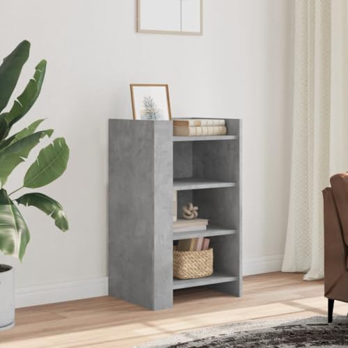 Qnhdfrt Sideboard Betongrau 45x35x75 cm Schmaler Schrank aus Holzwerkstoff mit Stauraum Zeitloses Design für Wohnzimmer Küche Flur Qnhdfrt Sideboard Betongrau 45x35x75 cm Schmaler Schrank aus Holzwerkstoff mit Stauraum Zeitloses Design für Wohnzimmer Küche Flur von Qnhdfrt