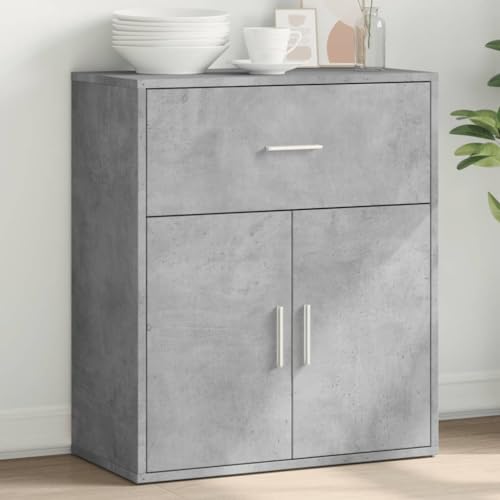Qnhdfrt Sideboard Betongrau 60x31x70 cm Holzwerkstoff Schrank für Wohnzimmer Küche Flur Stauraum Möbel Qnhdfrt Sideboard Betongrau 60x31x70 cm Holzwerkstoff Schrank für Wohnzimmer Küche Flur Stauraum Möbel von Qnhdfrt