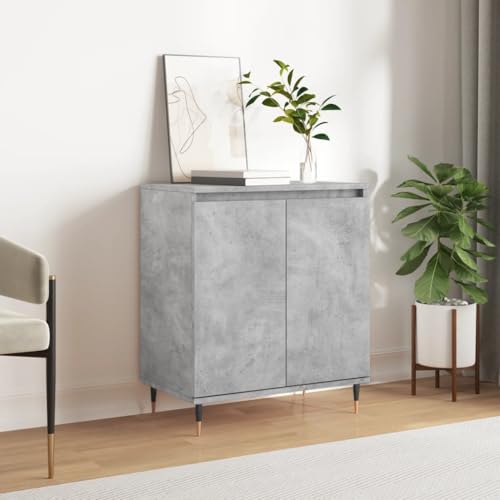 Qnhdfrt Sideboard Betongrau 60x35x70 cm Holzwerkstoff mit Eisenbeinen für Wohnzimmer, Küche oder Flur Qnhdfrt Sideboard Betongrau 60x35x70 cm Holzwerkstoff mit Eisenbeinen für Wohnzimmer, Küche oder Flur von Qnhdfrt