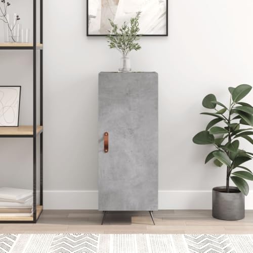 Qnhdfrt Sideboard Betongrau Beistellschrank Modern Holzwerkstoff 34,5x34x90 cm mit Metallbeinen und 3 Fächern für Wohnzimmer Flur Küche Qnhdfrt Sideboard Betongrau Beistellschrank Modern Holzwerkstoff 34,5x34x90 cm mit Metallbeinen und 3 Fächern für Wohnzimmer Flur Küche von Qnhdfrt