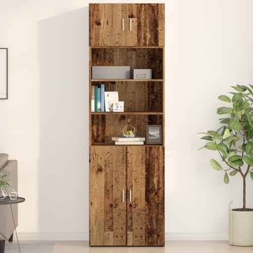 Qnhdfrt Sideboard Buffetschrank Altholz Landhausstil Rustikal 120x40x70 cm Geräumiger Aufbewahrungsschrank Braun Massivholz-Optik für Esszimmer Wohnzimmer Flur Qnhdfrt Sideboard Buffetschrank Altholz Landhausstil Rustikal 120x40x70 cm Geräumiger Aufbewahrungsschrank Braun Massivholz-Optik für Esszimmer Wohnzimmer Flur von Qnhdfrt