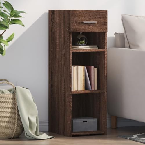Qnhdfrt Sideboard Eichenoptik Holzwerkstoff Aufbewahrung 30x42,5x93 cm Klassisches Design für Wohnzimmer Flur Qnhdfrt Sideboard Eichenoptik Holzwerkstoff Aufbewahrung 30x42,5x93 cm Klassisches Design für Wohnzimmer Flur von Qnhdfrt