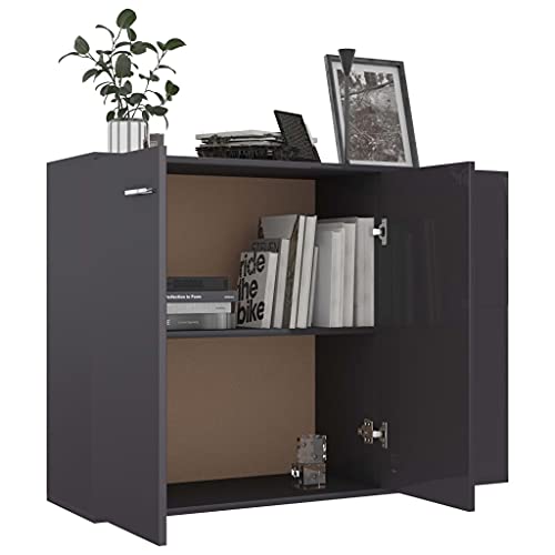 Qnhdfrt Sideboard Grau 105x30x75 cm Holzwerkstoff mit 3 Türen und 2 Schubladen für Wohnzimmer Küche Flur Modernes Design Praktischer Stauraum Qnhdfrt Sideboard Grau 105x30x75 cm Holzwerkstoff mit 3 Türen und 2 Schubladen für Wohnzimmer Küche Flur Modernes Design Praktischer Stauraum von Qnhdfrt