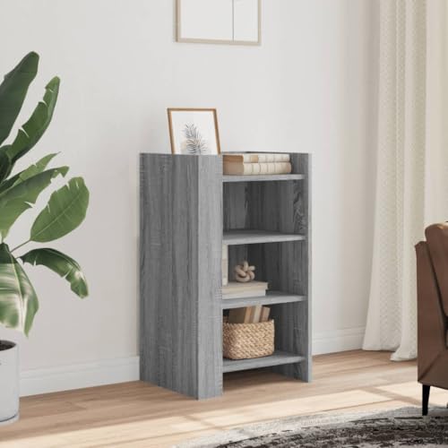 Qnhdfrt Sideboard Grau Sonoma 45x35x75 cm Holzwerkstoff mit Wandhalterung, Zeitloses Design für Wohnzimmer Flur Küche, Robuster Stauraum-Schrank Qnhdfrt Sideboard Grau Sonoma 45x35x75 cm Holzwerkstoff mit Wandhalterung, Zeitloses Design für Wohnzimmer Flur Küche, Robuster Stauraum-Schrank von Qnhdfrt