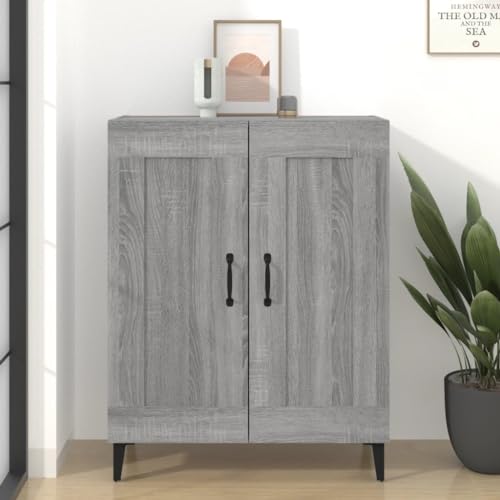 Qnhdfrt Sideboard Grau Sonoma 69,5x34x90 cm Holzwerkstoff Klassisches Beistellschrank mit Stauraum für Wohnzimmer Flur Esszimmer Qnhdfrt Sideboard Grau Sonoma 69,5x34x90 cm Holzwerkstoff Klassisches Beistellschrank mit Stauraum für Wohnzimmer Flur Esszimmer von Qnhdfrt