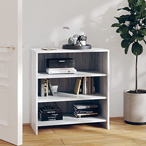 Qnhdfrt Sideboard Grau Sonoma 70x40,5x75 cm Beistellschrank aus Holzwerkstoff mit 3 Ablagen für Wohnzimmer Flur oder Büro Robust und Langlebig Qnhdfrt Sideboard Grau Sonoma 70x40,5x75 cm Beistellschrank aus Holzwerkstoff mit 3 Ablagen für Wohnzimmer Flur oder Büro Robust und Langlebig von Qnhdfrt